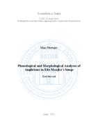 prikaz prve stranice dokumenta Phonological and Morphological Analyses of Anglicisms in Edo Maajka’s Songs 