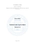 prikaz prve stranice dokumenta Turkisms in the Vrgorac dialect