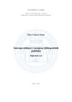 prikaz prve stranice dokumenta Interoperabilnost i razmjena bibliografskih podataka