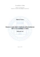 prikaz prve stranice dokumenta Iskustva i zadovoljstvo studenata infrastrukturom IKT-a na Sveučilištu u Zadru