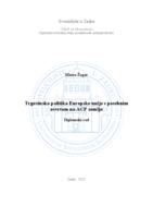 prikaz prve stranice dokumenta Trgovinska politika Europske unije s posebnim osvrtom na ACP zemlje
