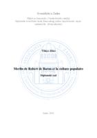prikaz prve stranice dokumenta Merlin de Robert de Boron et la culture populaire