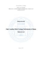 prikaz prve stranice dokumenta Opis i analiza Skule Svetoga Sakramenta iz Banja