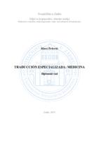 prikaz prve stranice dokumenta Traducción especializada: medicina