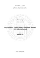 prikaz prve stranice dokumenta Procjena unosa i kvalitete masti u kompletnim obrocima vrtića Zadarske županije