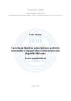 prikaz prve stranice dokumenta Upravljanje ljudskim potencijalima u području matematike u odgojno-obrazovnim ustanovama Republike Hrvatske
