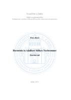 prikaz prve stranice dokumenta Harmonie in Adalbert Stifters Nachsommer