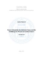 prikaz prve stranice dokumenta Fausts Erkenntnis des höchsten Gutes und die Erfüllung des Wesens in Goethes Faust I