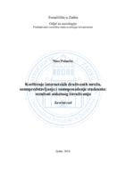 prikaz prve stranice dokumenta Korištenje internetskih društvenih mreža, samopredstavljanje i samopouzdanje studenata: rezultati anketnog istraživanja