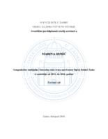 prikaz prve stranice dokumenta Kongenitalne medijalne i lateralne ciste vrata operirane u Općoj bolnici Zadar u razdoblju od 2011. do 2016. godine