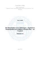 prikaz prve stranice dokumenta Die Haupthelden zweier Heldenepen – Siegfried im Nibelungenlied und Achilleus in Homers Ilias – ein Vergleich