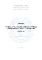 prikaz prve stranice dokumenta Analiza spolnoga dimorfizma antičke i kasnoantičke populacije Salone