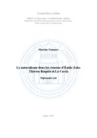 prikaz prve stranice dokumenta Le naturalisme dans les romans d'Émile Zola: Thérèse Raquin et La Curée