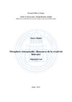 prikaz prve stranice dokumenta Métaphore conceptuelle : Ressource de la créativité littéraire