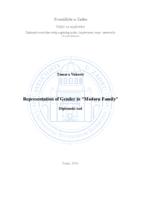prikaz prve stranice dokumenta Representation of Gender in "Modern Family"