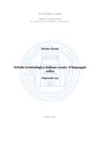prikaz prve stranice dokumenta Scheda terminologica italiano-croata: il linguaggio velico