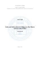 prikaz prve stranice dokumenta Liebe und Selbstverlust in Grillparzers Des Meeres und der Liebe Wellen