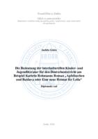 prikaz prve stranice dokumenta Die Bedeutung der interkulturellen Kinder- und Jugendliteratur für den Deutschunterricht am Beispiel Kathrin Rohmanns Roman „Apfelkuchen und Baklava oder Eine neue Heimat für Leila“