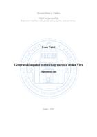 prikaz prve stranice dokumenta Geografski aspekti turističkog razvoja otoka Vira