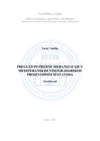 prikaz prve stranice dokumenta Pregled potrebne mehanizacije u mediteranskim vinogradarskim proizvodnim sustavima
