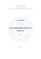 prikaz prve stranice dokumenta La prosa memorialistica di Primo Levi