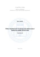 prikaz prve stranice dokumenta Odnos impulzivnosti i kockanja kod adolescenata i muškaraca mlađe odrasle dobi