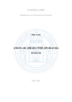 prikaz prve stranice dokumenta Angular: Izrada web aplikacija