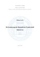 prikaz prve stranice dokumenta Die Ironisierung der Romantik als Wanderschaft