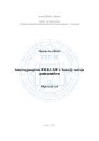 prikaz prve stranice dokumenta Interreg program HR-BA-ME u funkciji razvoja poduzetništva