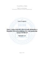 prikaz prve stranice dokumenta Opća i radna dobrobit zdravstvenih djelatnika u Republici Hrvatskoj tijekom dva vala pandemije virusa COVID-19