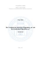 prikaz prve stranice dokumenta Der Vergleich der deutschen Präposition „in“ mit der kroatischen Präposition „u“