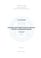 prikaz prve stranice dokumenta Samopoštovanje i depresivnost kod studenata s obzirom na razinu perfekcionizma