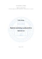 prikaz prve stranice dokumenta Digitalni marketing u poduzetništvu