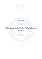 prikaz prve stranice dokumenta Hoffnungsträger in den Werken Wolfgang Borcherts