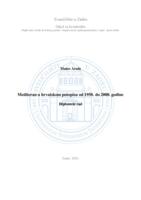 prikaz prve stranice dokumenta Mediteran u hrvatskom putopisu od 1950. do 2000. godine
