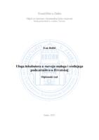 prikaz prve stranice dokumenta Uloga inkubatora u razvoju maloga i srednjega poduzetništva u Hrvatskoj