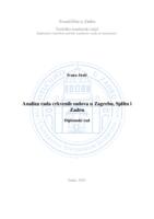 prikaz prve stranice dokumenta Analiza rada crkvenih sudova u Zagrebu, Splitu i Zadru