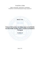 prikaz prve stranice dokumenta Utjecaj četiri prakse navodnjavanja na morfološke karakteristike masline sorte Coratina na lokalitetu Novigrad