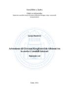 prikaz prve stranice dokumenta Aristodemo di Giovanni Kreglianovich-Albinoni tra la storia e i modelli letterari
