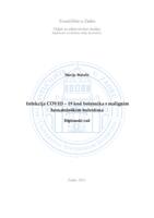 prikaz prve stranice dokumenta Infekcija COVID – 19 kod bolesnika s malignim hematološkim bolestima