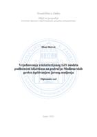 prikaz prve stranice dokumenta Vrjednovanje višekriterijskog GIS modela podložnosti klizištima na području Međimurskih gorica ispitivanjem javnog mnijenja