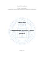 prikaz prve stranice dokumenta Nominal Latinate Suffixes in English