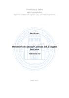 prikaz prve stranice dokumenta Directed Motivational Currents in L2 English Learning