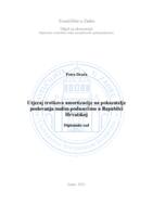 prikaz prve stranice dokumenta Utjecaj troškova amortizacije na pokazatelje  poslovanja malim poduzećima u Republici  Hrvatskoj