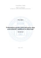 prikaz prve stranice dokumenta Problematična uporaba društvenih mreža: uloga prokrastinacije i osjetljivosti na odbacivanje