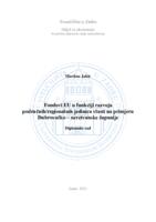 prikaz prve stranice dokumenta Fondovi EU u funkciji razvoja područnih/regionalnih jedinica vlasti na primjeru Dubrovačko – neretvanske županije