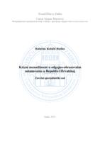 prikaz prve stranice dokumenta Krizni menadžment u odgojno-obrazovnim ustanovama u Republici Hrvatskoj