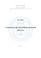 prikaz prve stranice dokumenta Le metamorfosi nelle opere di Massimo Bontempelli