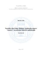 prikaz prve stranice dokumenta Narudžbe slika Palme Mlađega i sljedbenika njegove ''maniere'' na području Zadarske nadbiskupije