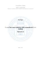 prikaz prve stranice dokumenta Frano Čale come traduttore delle commedie di Carlo Goldoni